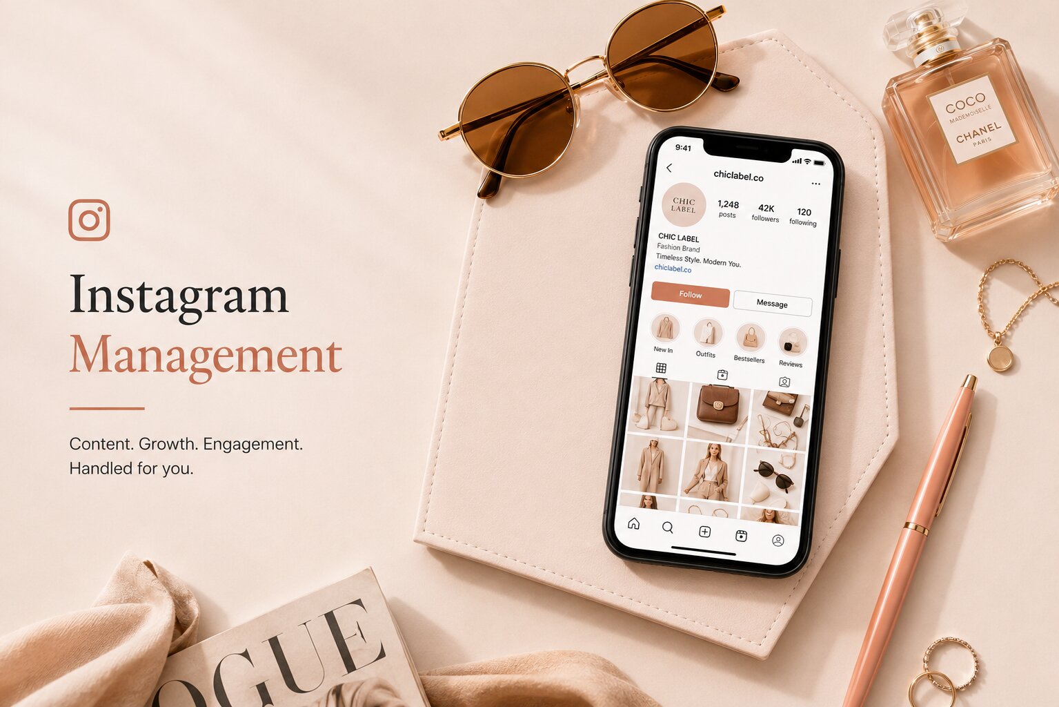 Instagram Management — Fashion label